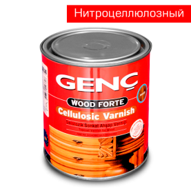 Нитроцеллюлозный лак 0,85 кг. Сатиновый. Genc Cellulosic Varnish
